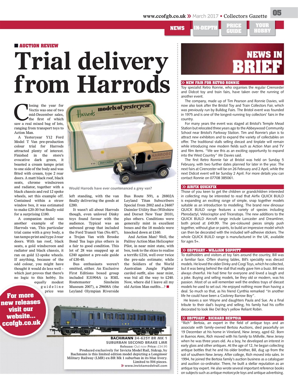 Collectors Gazette Preview Pages