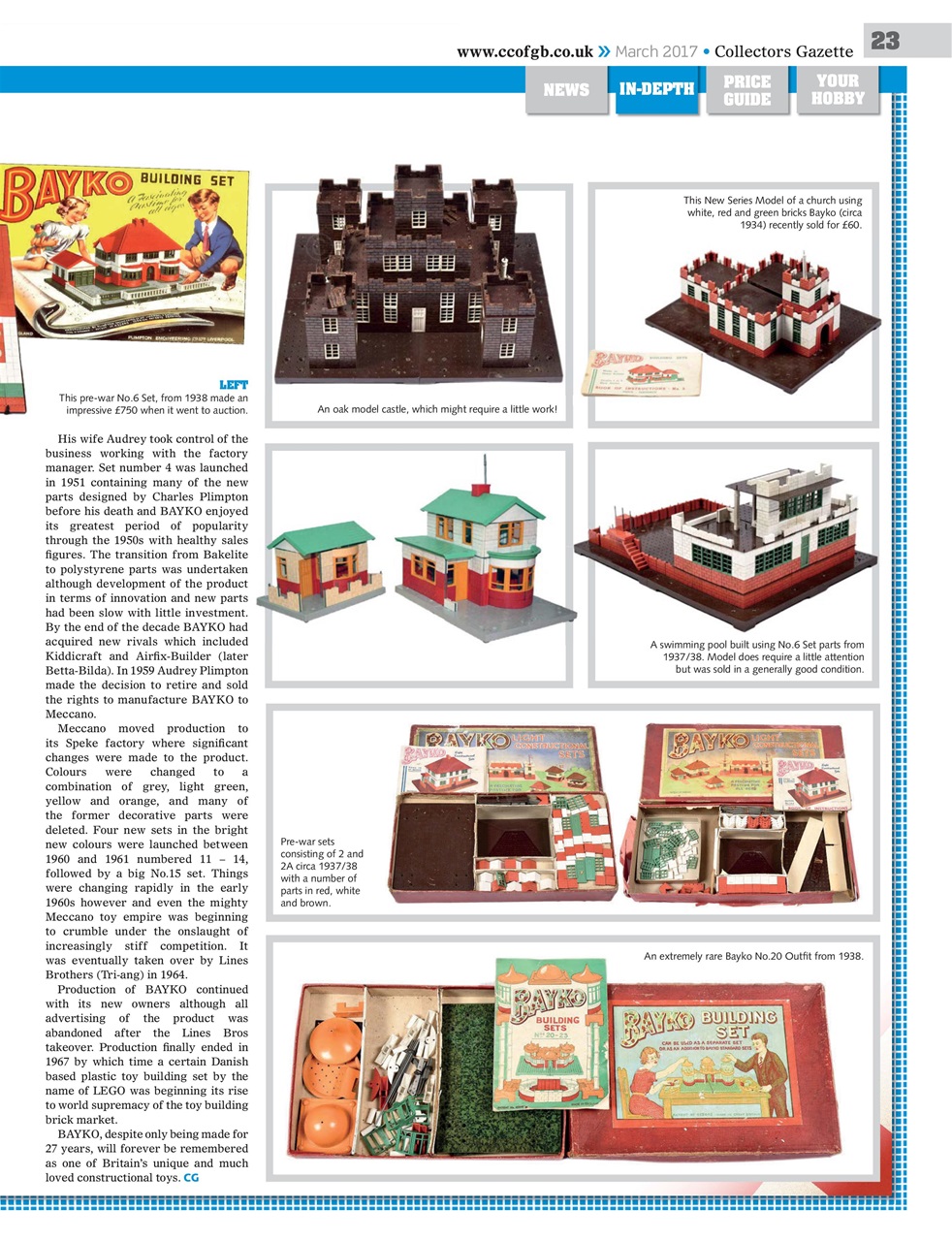 Collectors Gazette Preview Pages