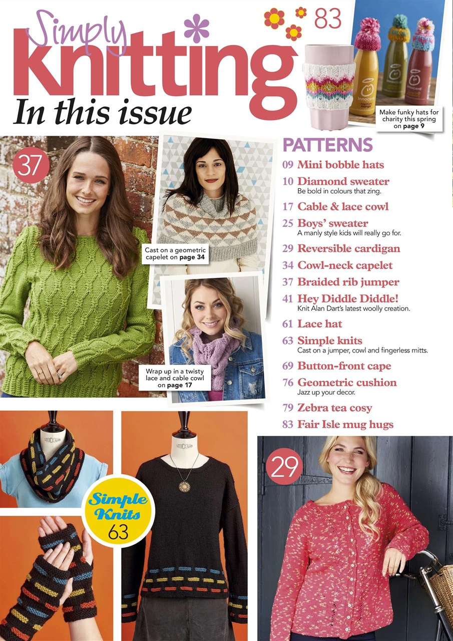 Simply Knitting Preview Pages