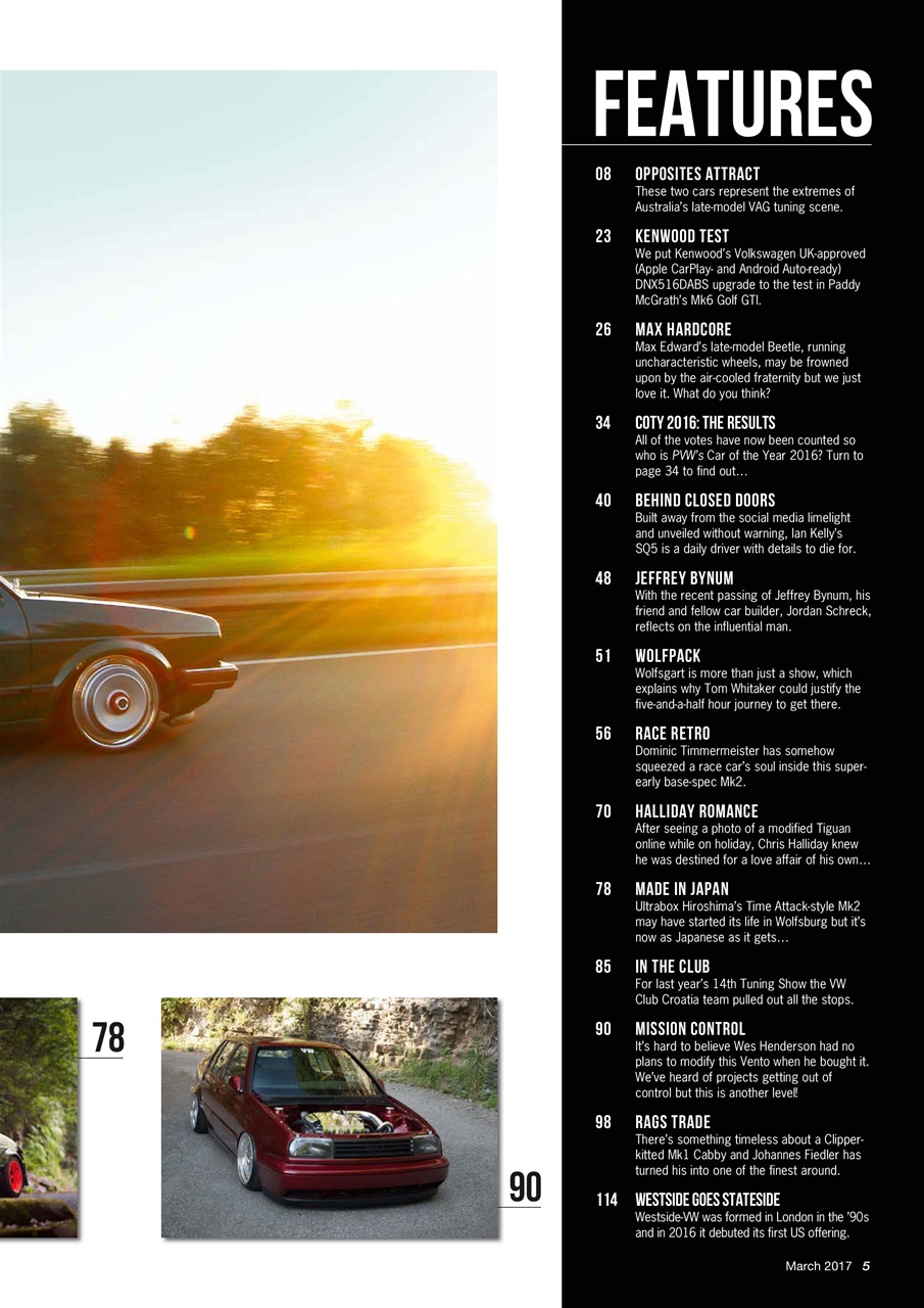 Performance VW Preview Pages