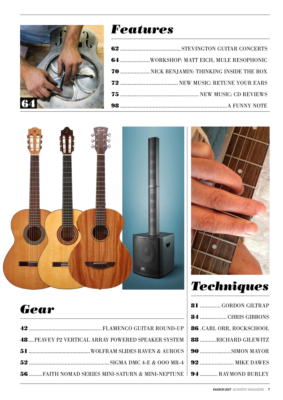 Acoustic Preview Pages