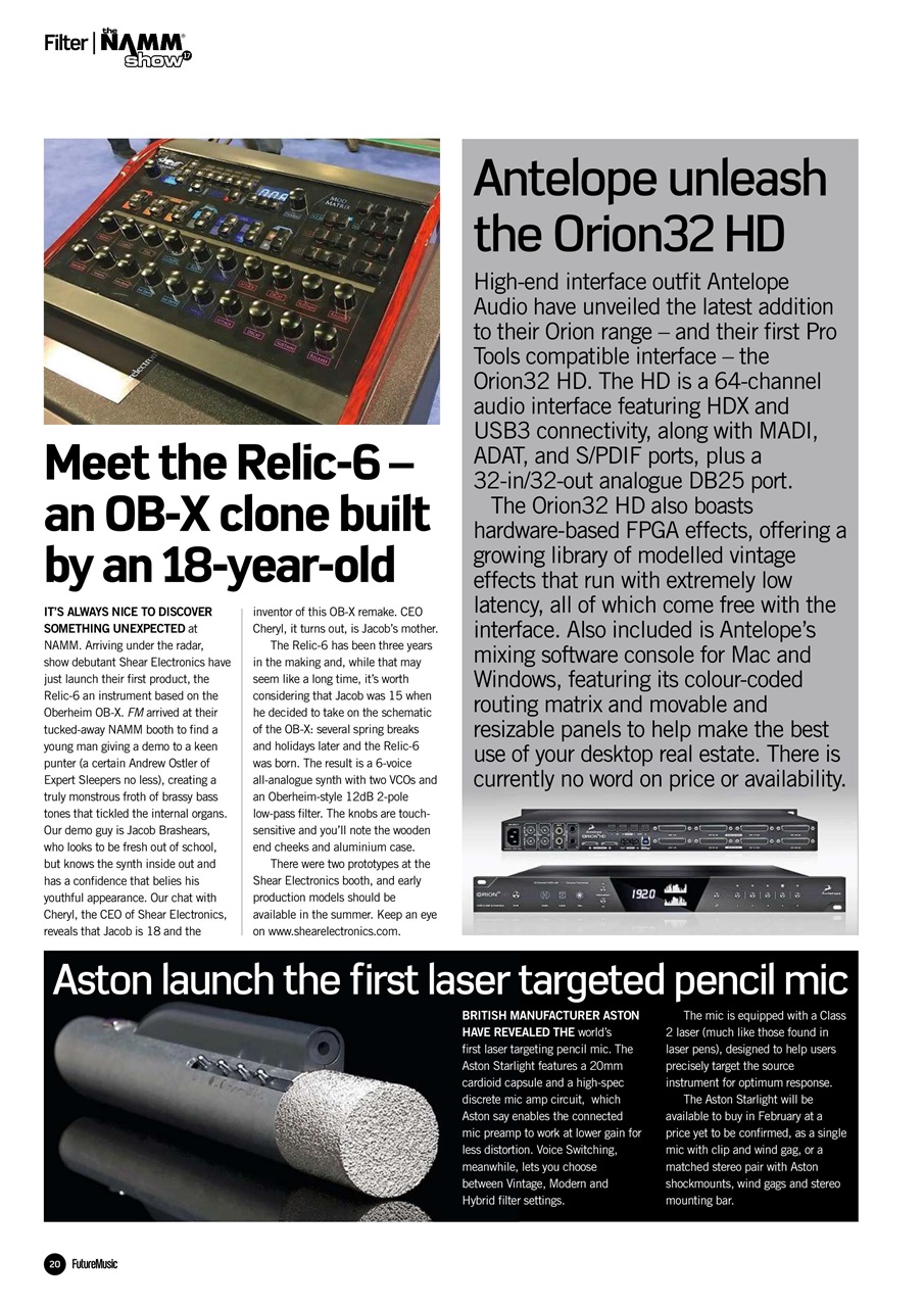 Future Music Preview Pages