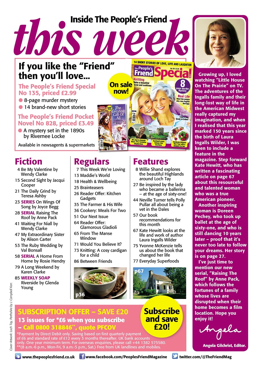 The People’s Friend Preview Pages