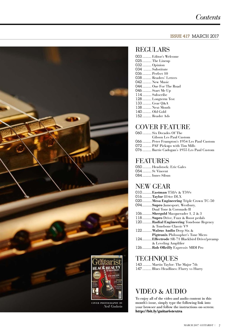 Guitarist Preview Pages