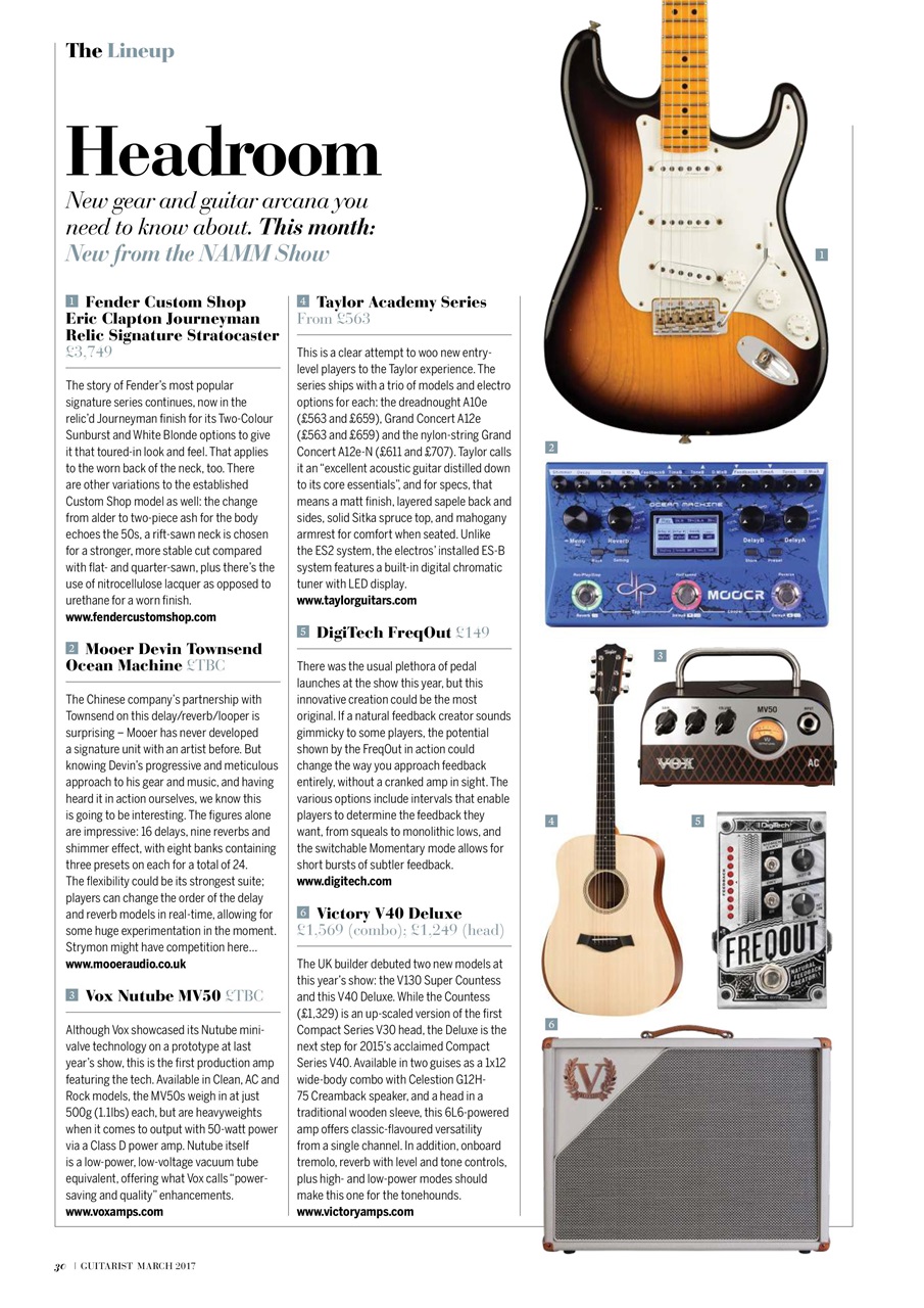 Guitarist Preview Pages