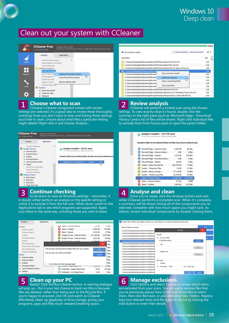 Windows Help & Advice Preview Pages