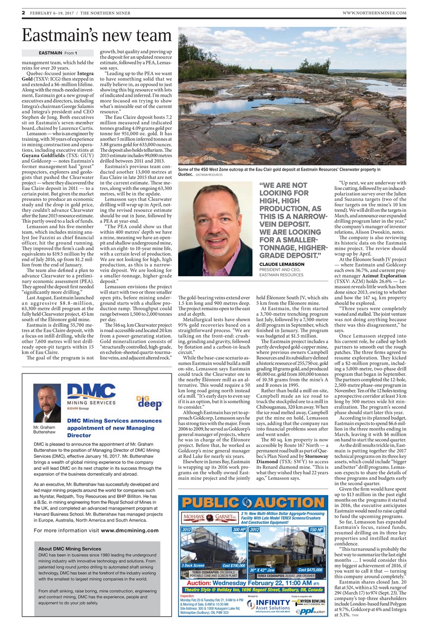 The Northern Miner Preview Pages