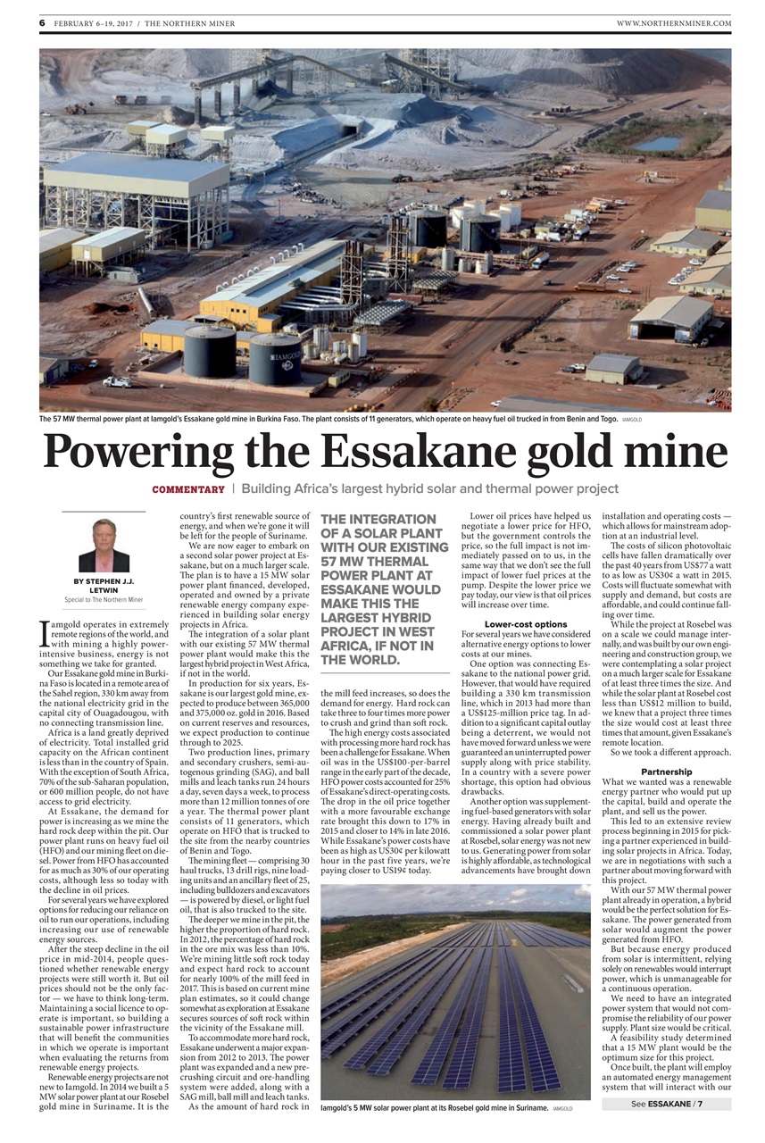 The Northern Miner Preview Pages