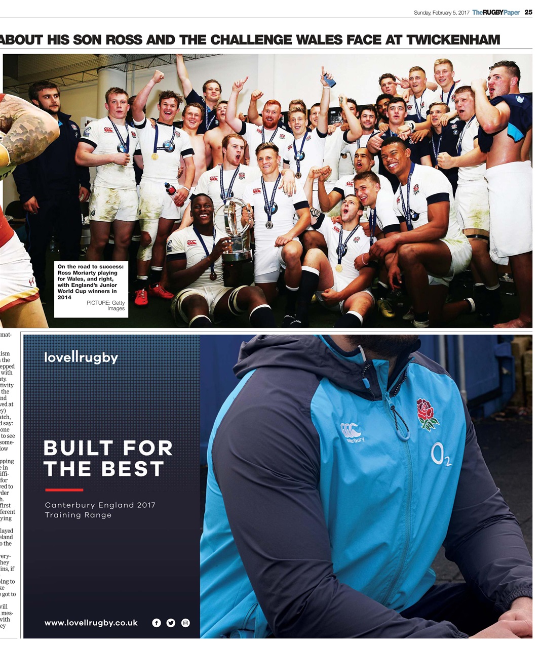 The Rugby Paper Preview Pages