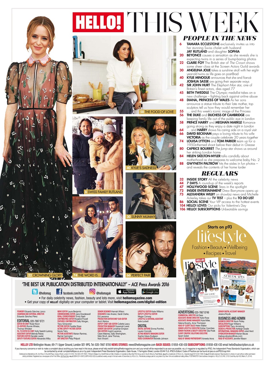 Hello! Magazine Preview Pages