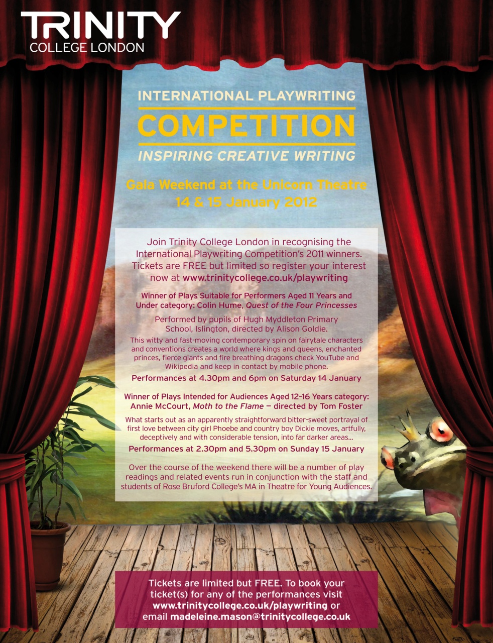 Drama and Theatre Preview Pages