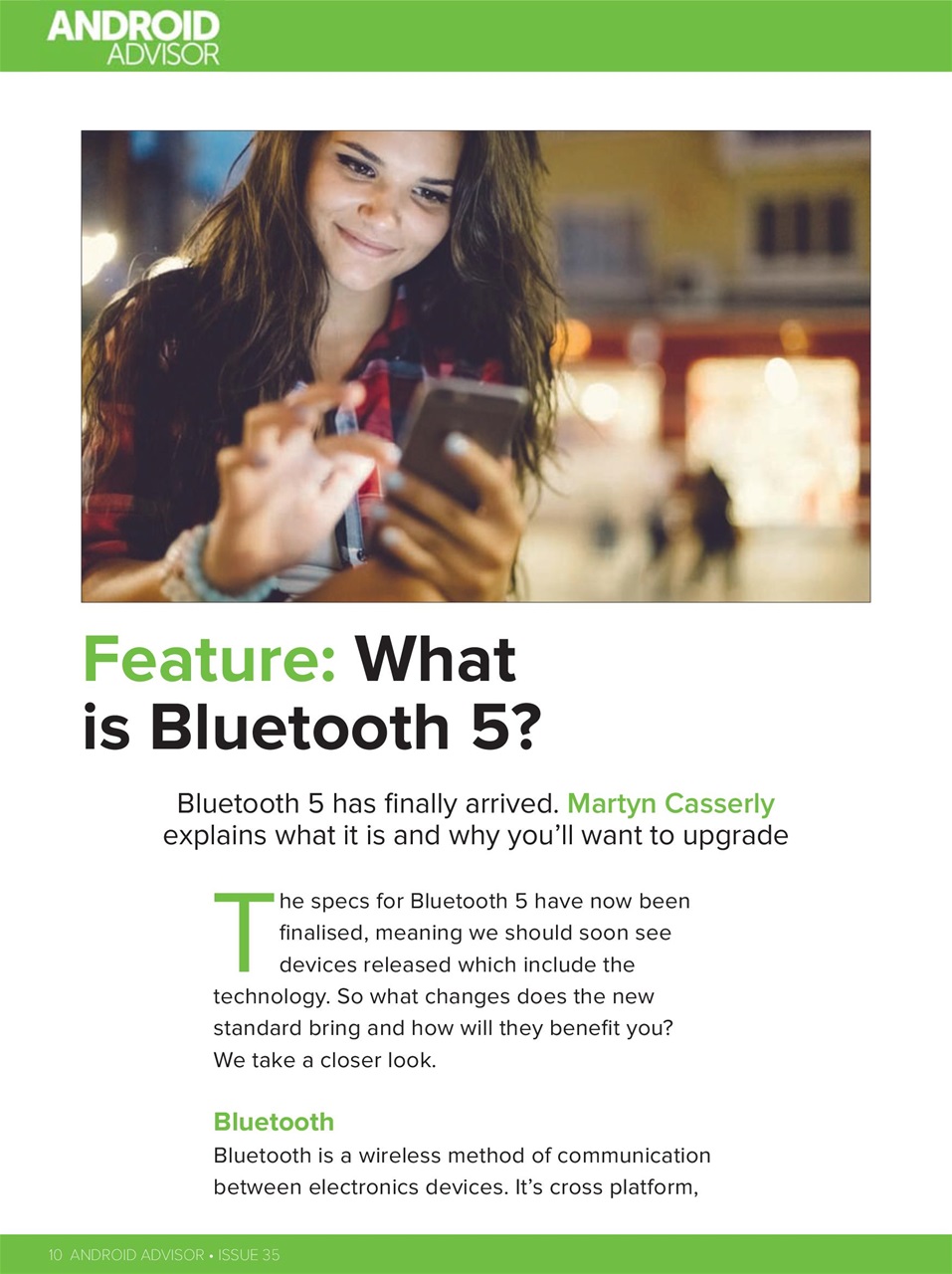 Android Advisor Preview Pages