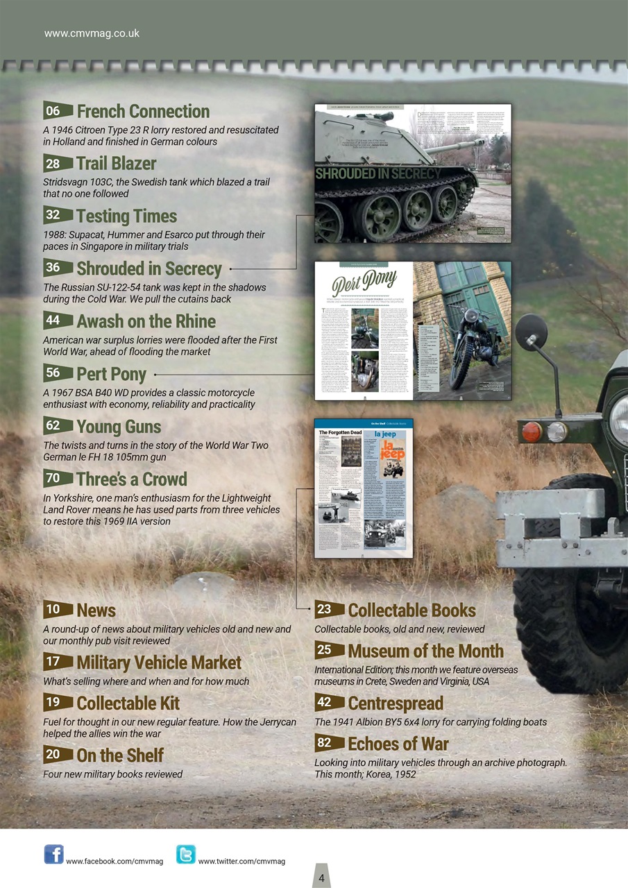 Classic Military Vehicle Preview Pages