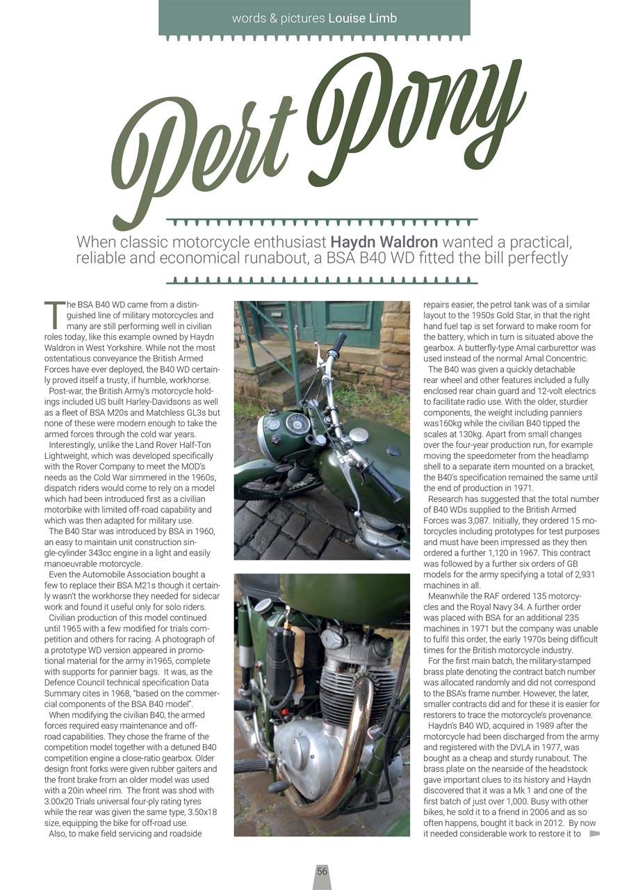 Classic Military Vehicle Preview Pages