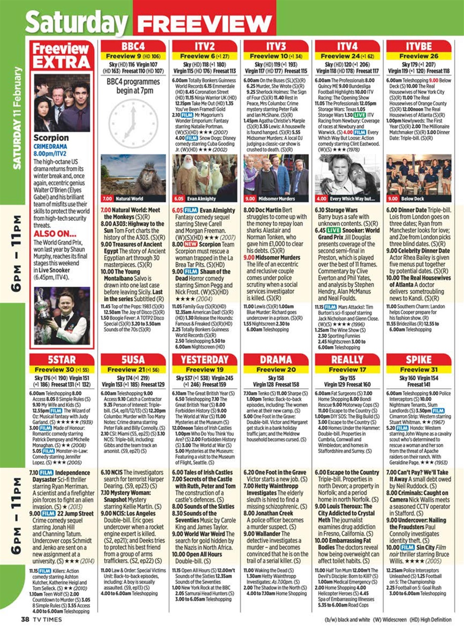 TV Times Preview Pages
