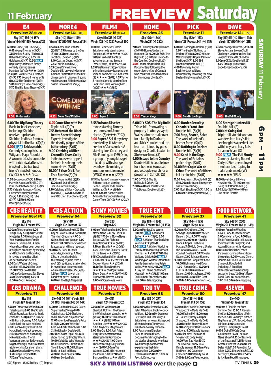 TV Times Preview Pages