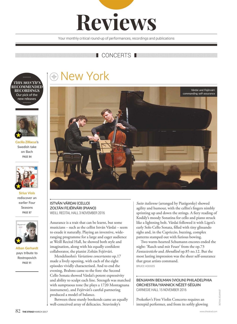 The Strad Preview Pages