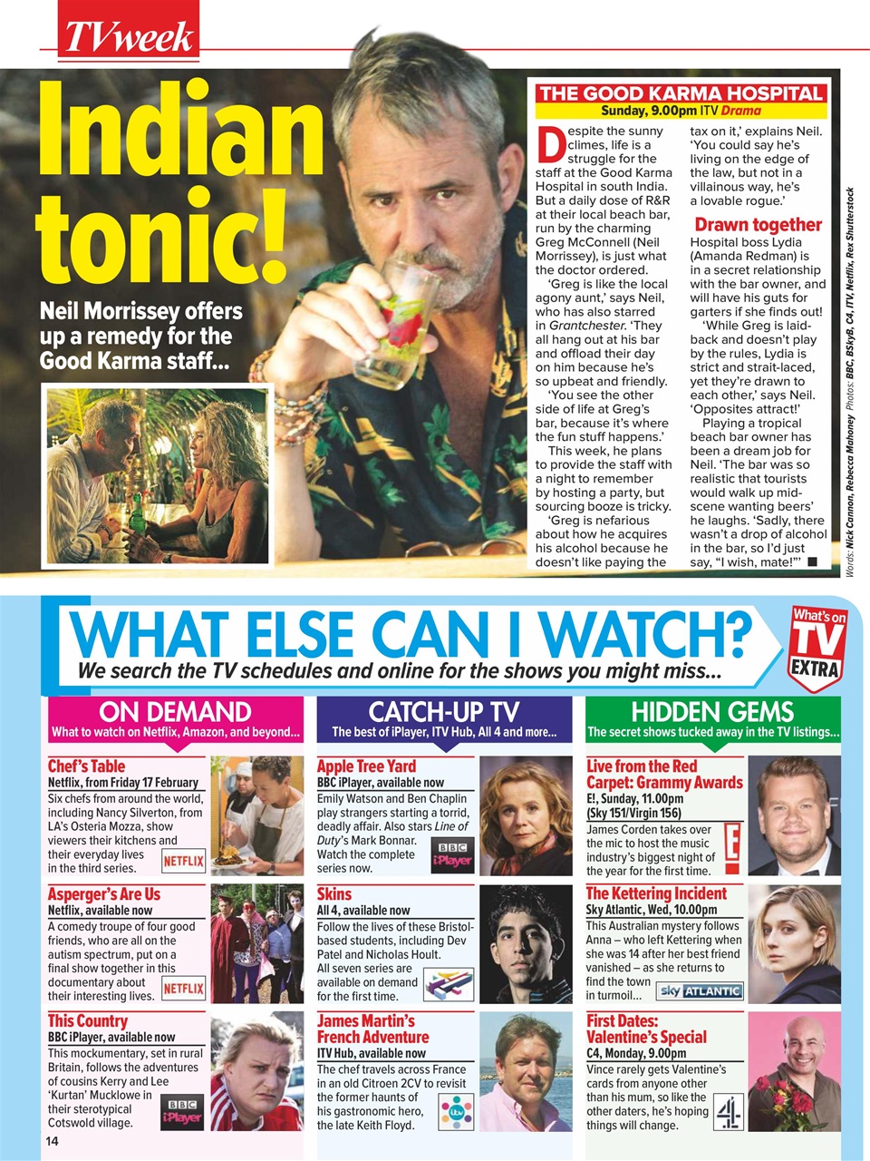 What's on TV Preview Pages