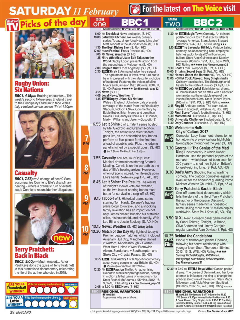 What's on TV Preview Pages