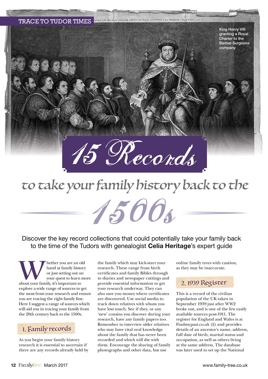 Family Tree Preview Pages