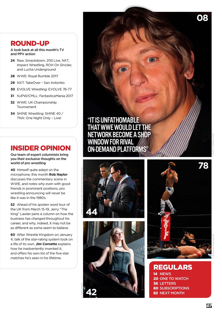 Wrestletalk Magazine Preview Pages