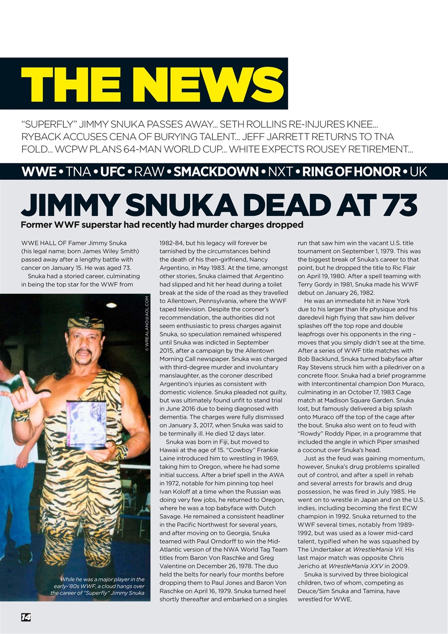 Wrestletalk Magazine Preview Pages