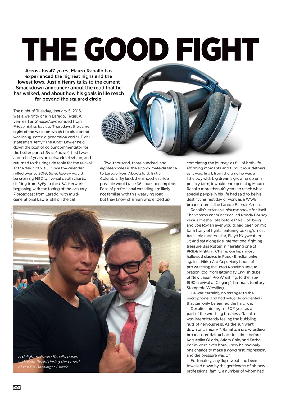 Wrestletalk Magazine Preview Pages