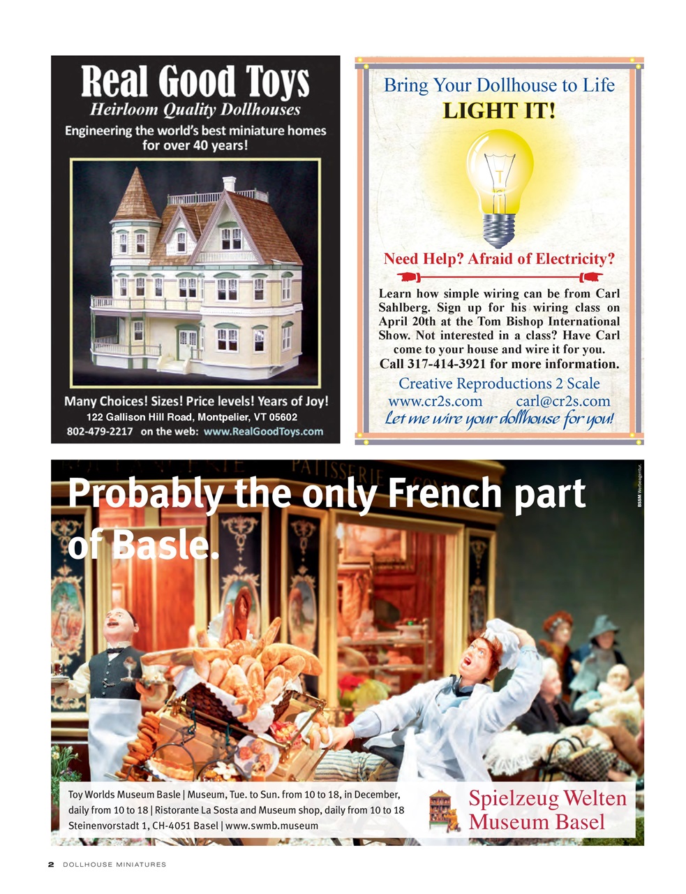 Dollhouse Miniatures Preview Pages