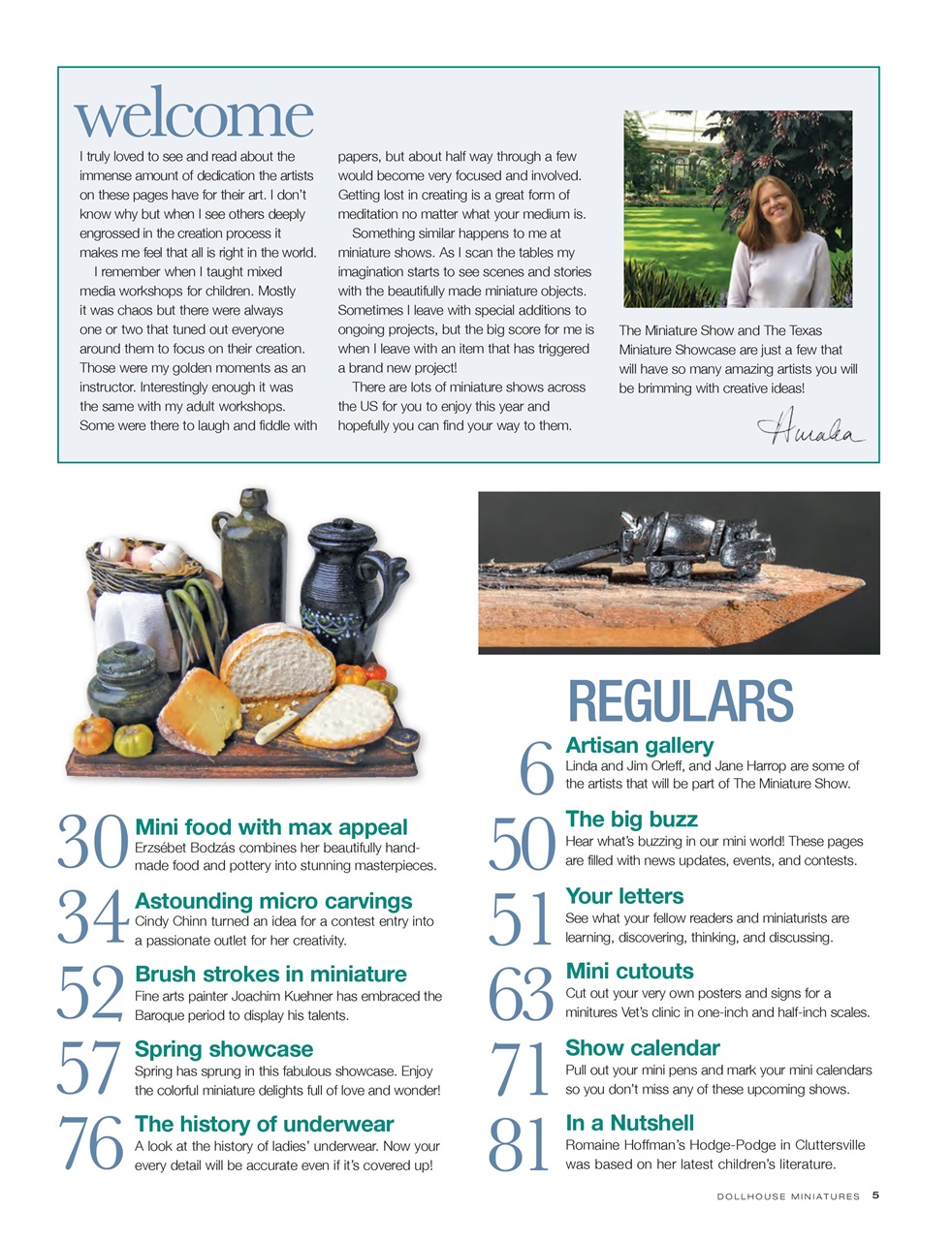 Dollhouse Miniatures Preview Pages