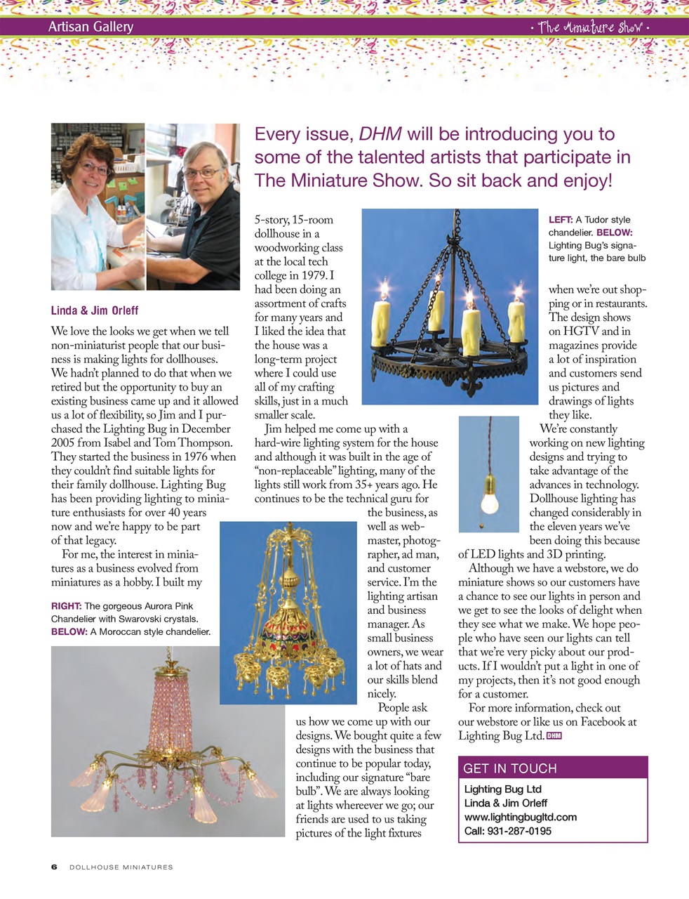 Dollhouse Miniatures Preview Pages