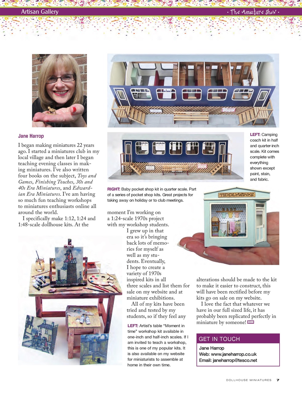 Dollhouse Miniatures Preview Pages