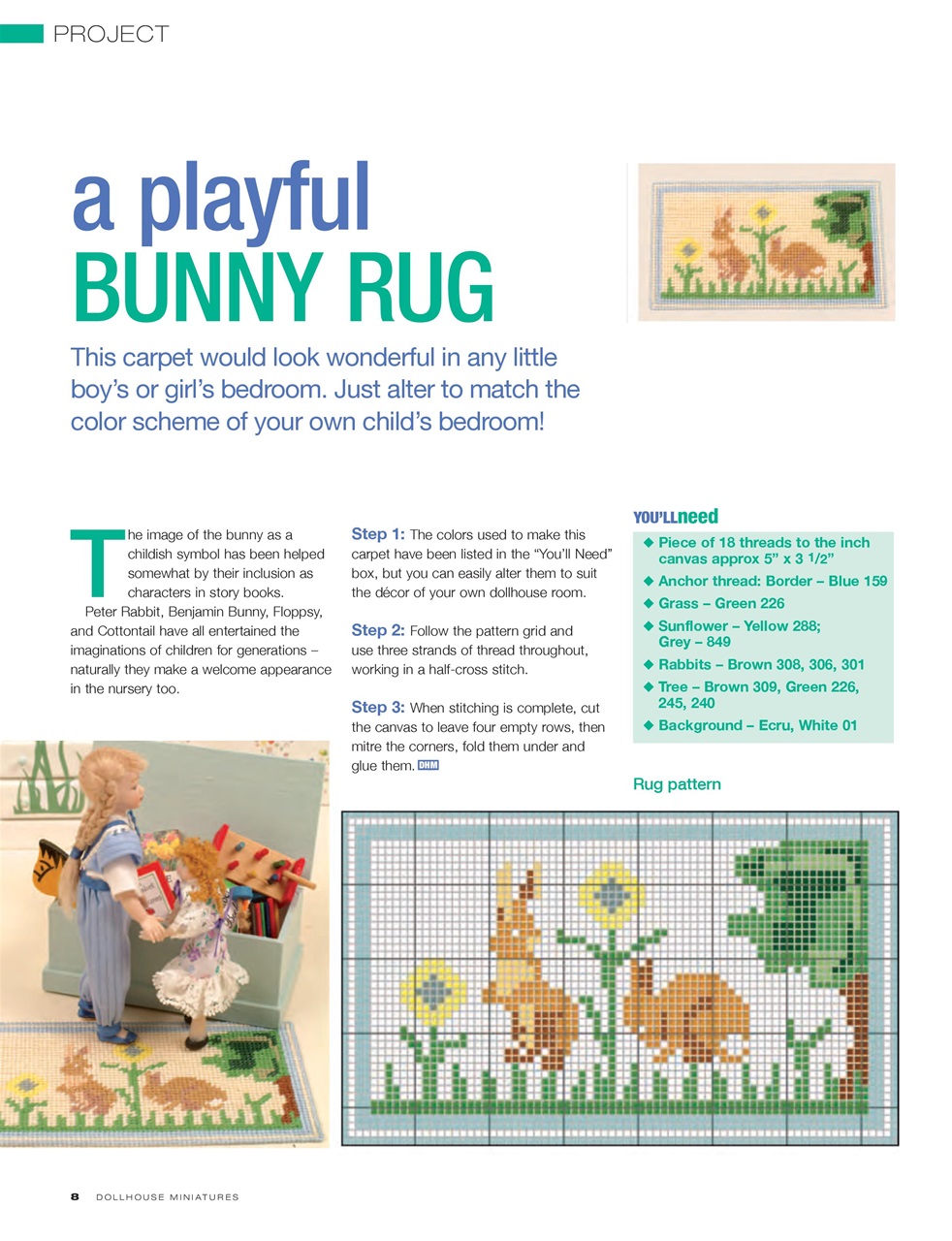 Dollhouse Miniatures Preview Pages