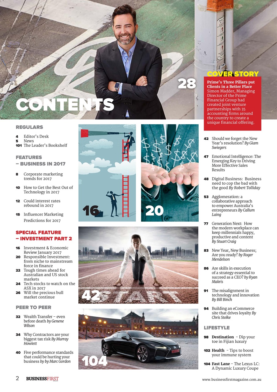 Business First Magazine Preview Pages