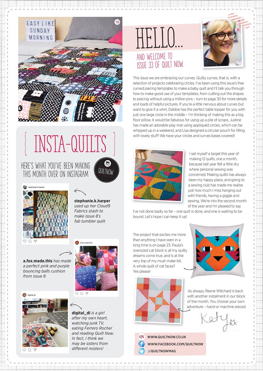 Quilt Now Preview Pages