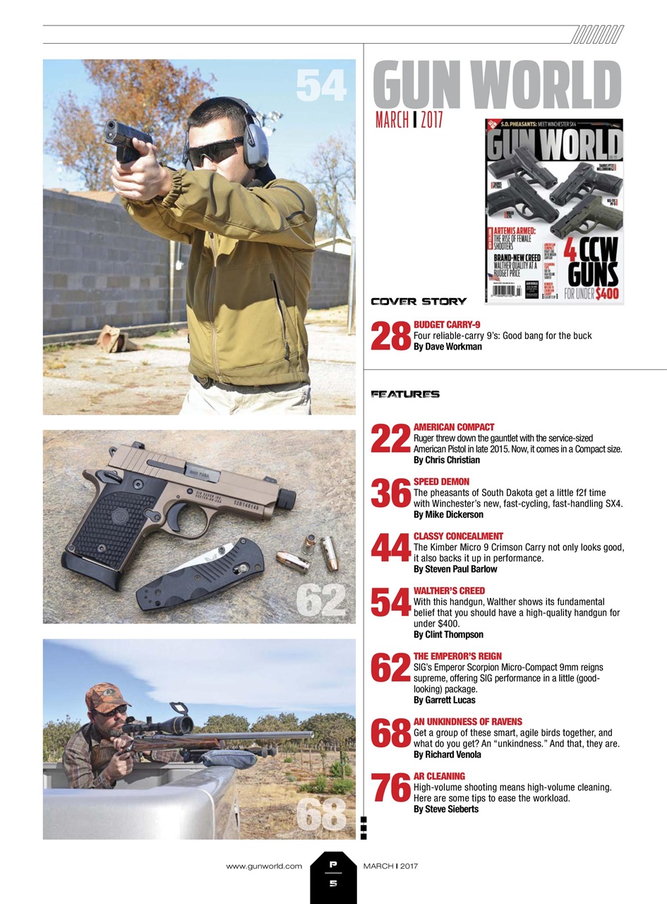 Gun World Preview Pages