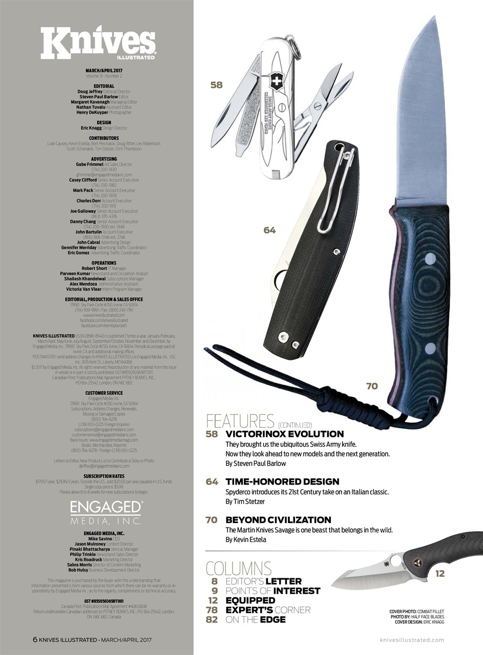 Knives Illustrated Preview Pages