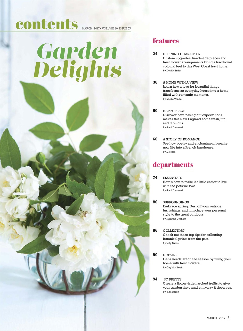 Romantic Homes Preview Pages