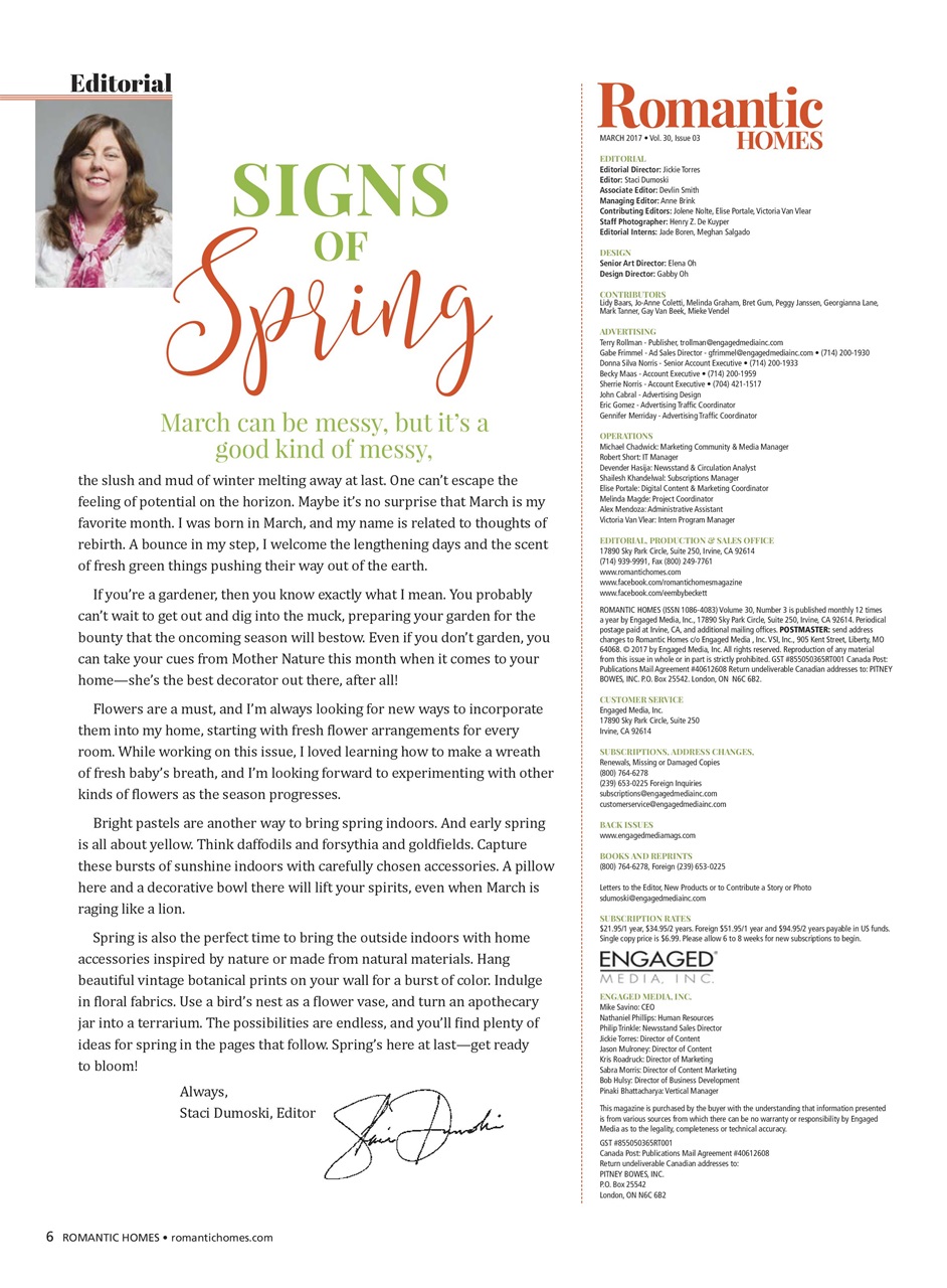 Romantic Homes Preview Pages