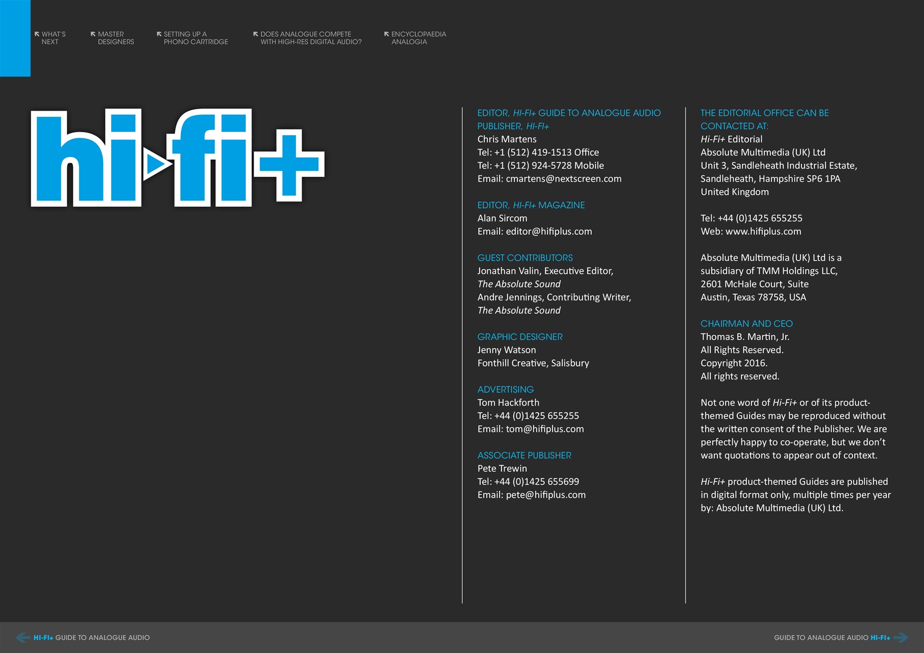 hi-fi+ Global Network Preview Pages