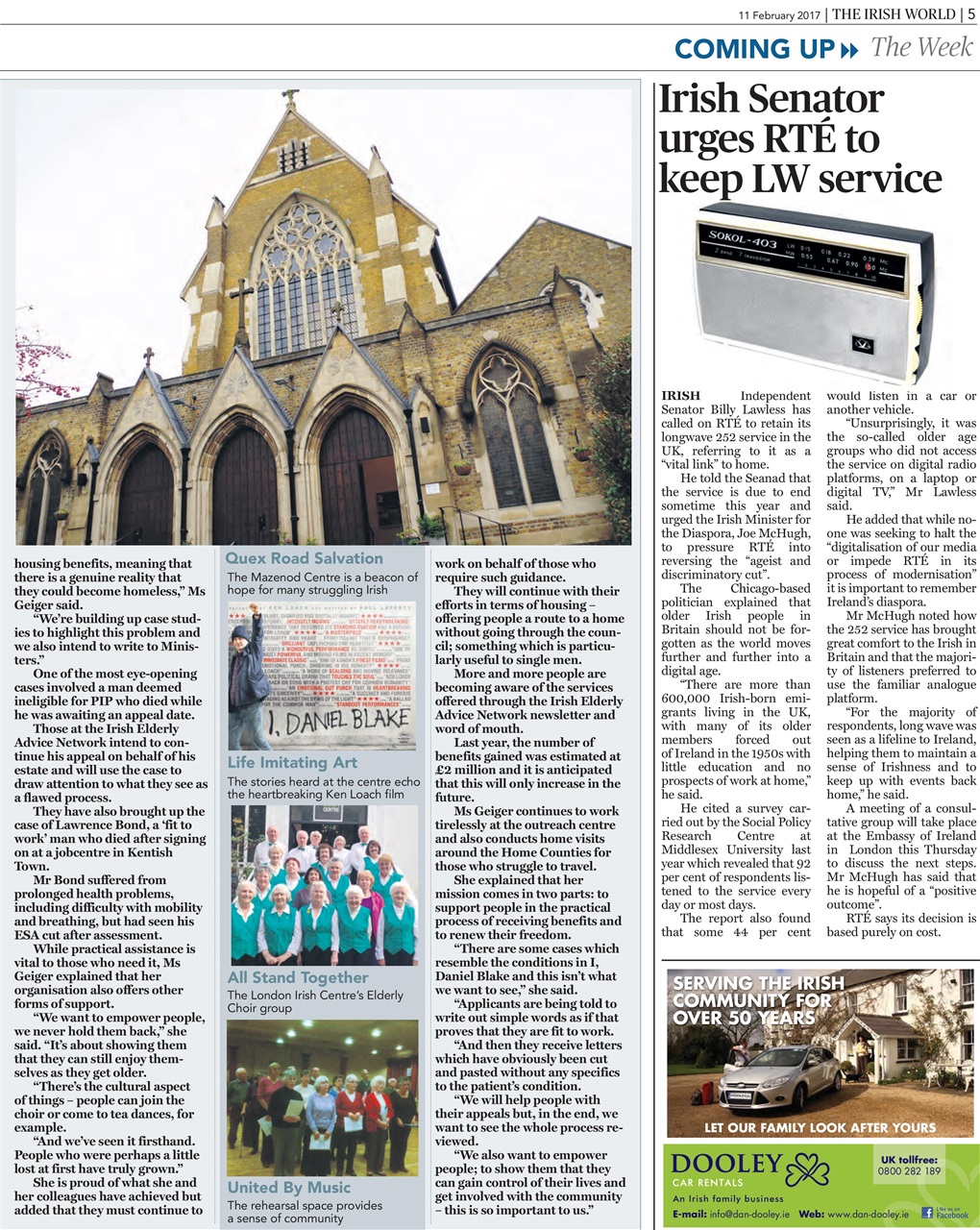 Irish World Preview Pages