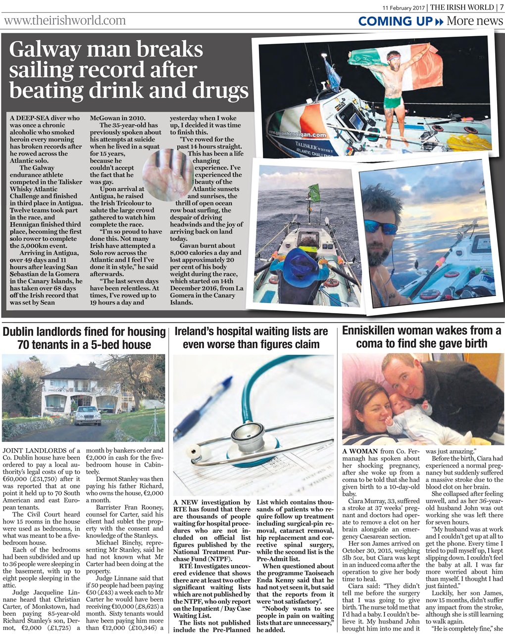 Irish World Preview Pages