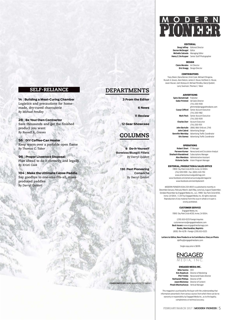 Modern Pioneer Preview Pages