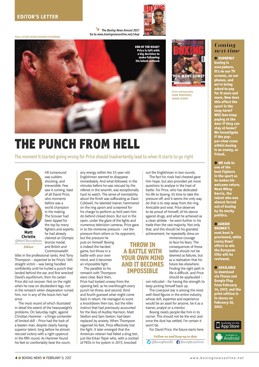 Boxing News Preview Pages