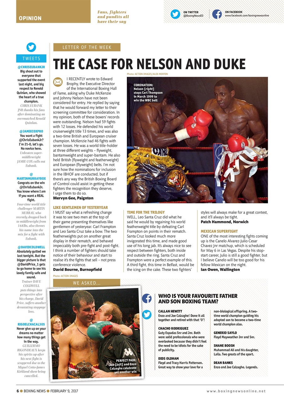 Boxing News Preview Pages