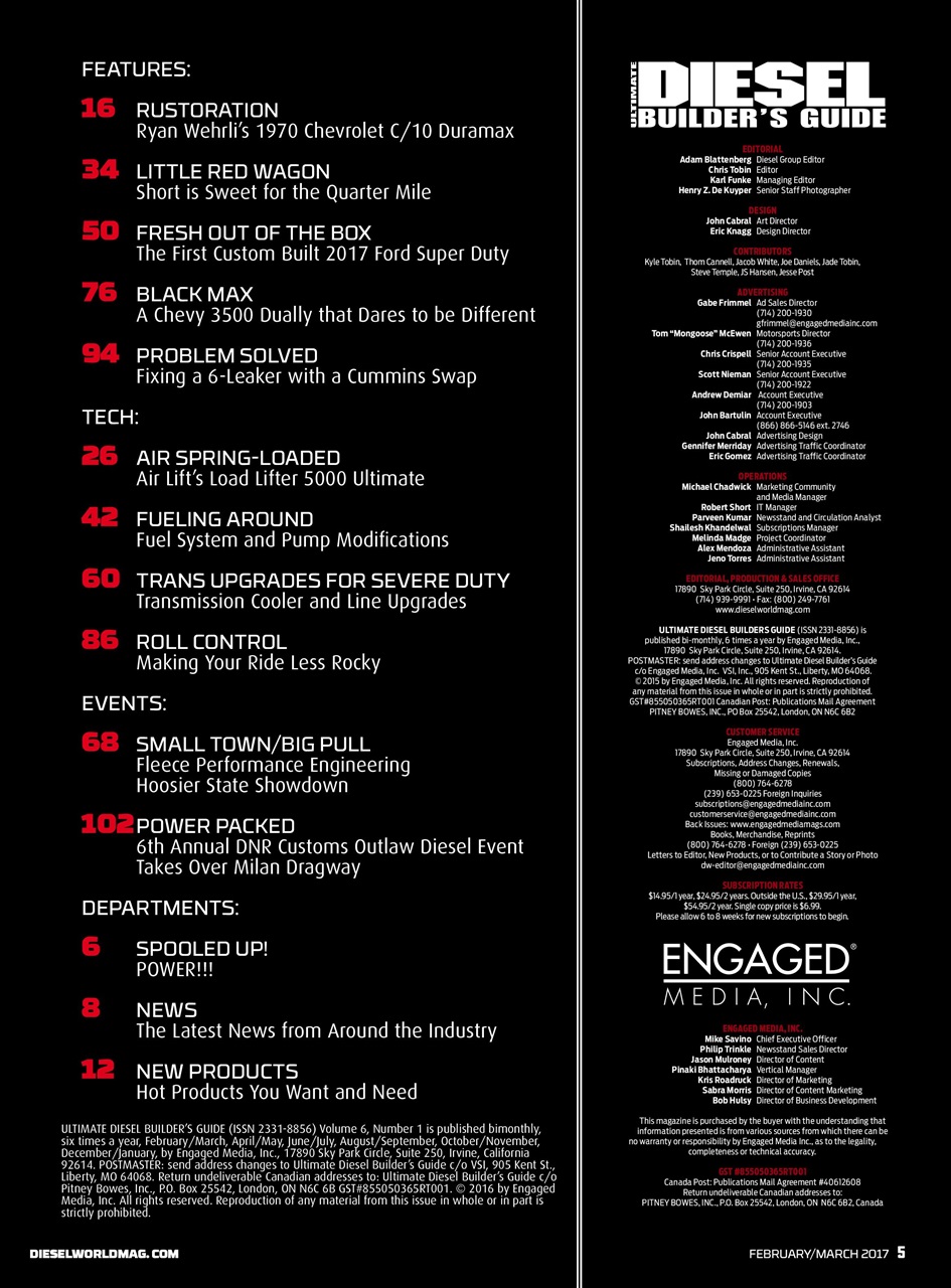 Ultimate Diesel Builders Guide Preview Pages