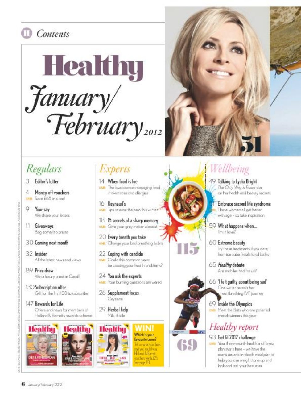 Healthy Magazine Preview Pages
