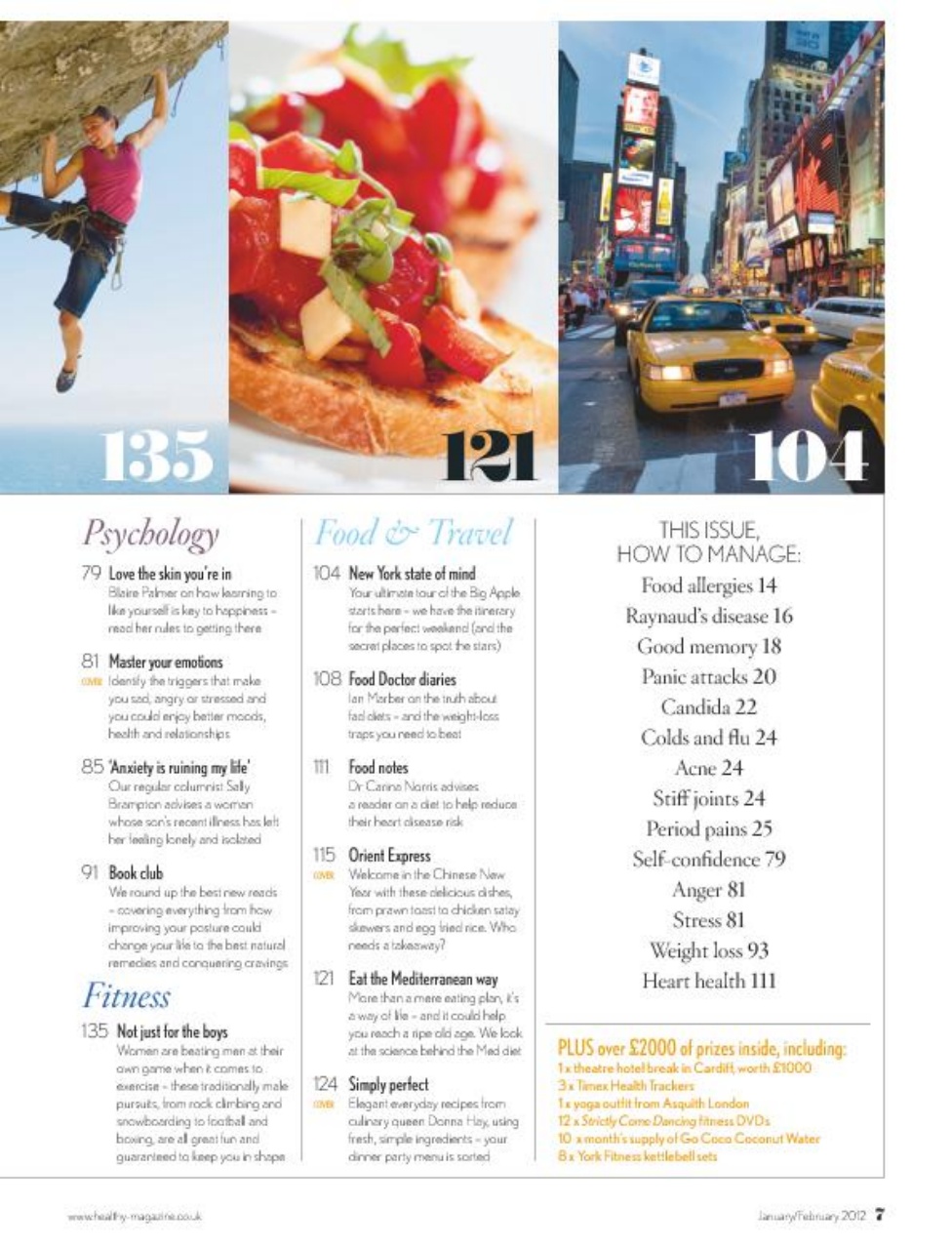 Healthy Magazine Preview Pages