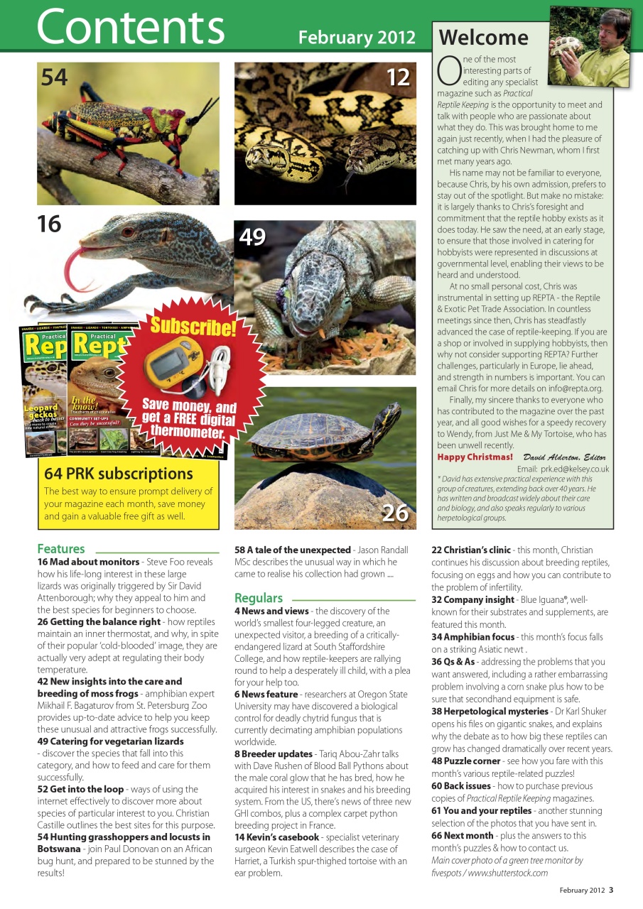 Practical Reptile Keeping Preview Pages