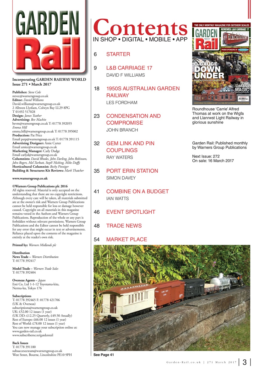 Garden Rail Preview Pages