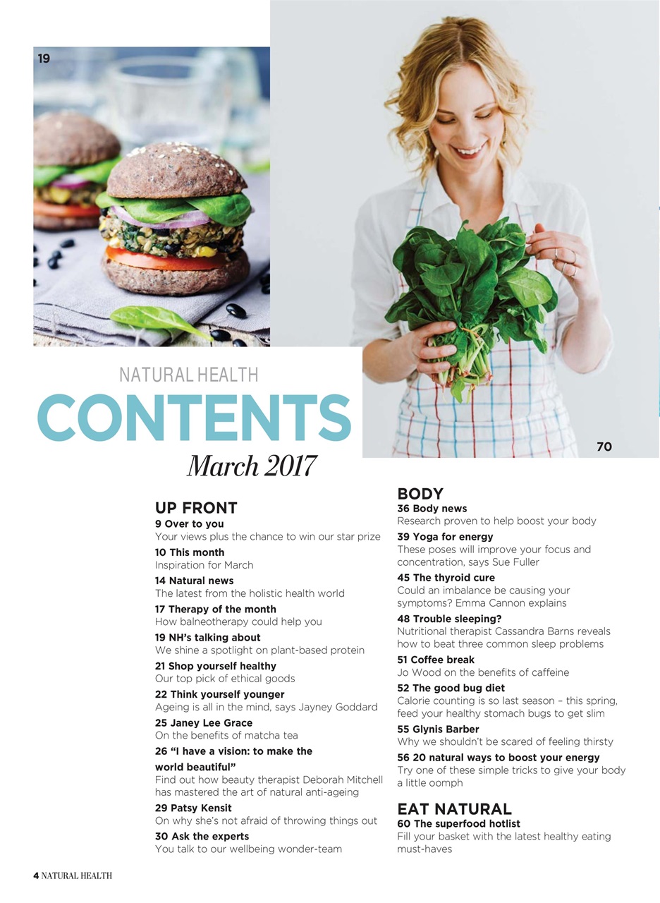 Natural Health Preview Pages